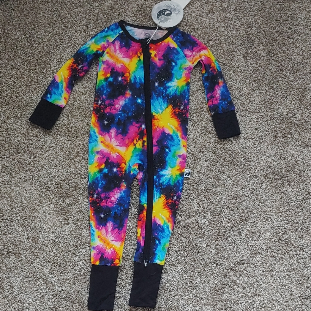 Bnwt Day & Night Bamboo 6-12mo Gender Neutral Vibrant Colors Top Quality